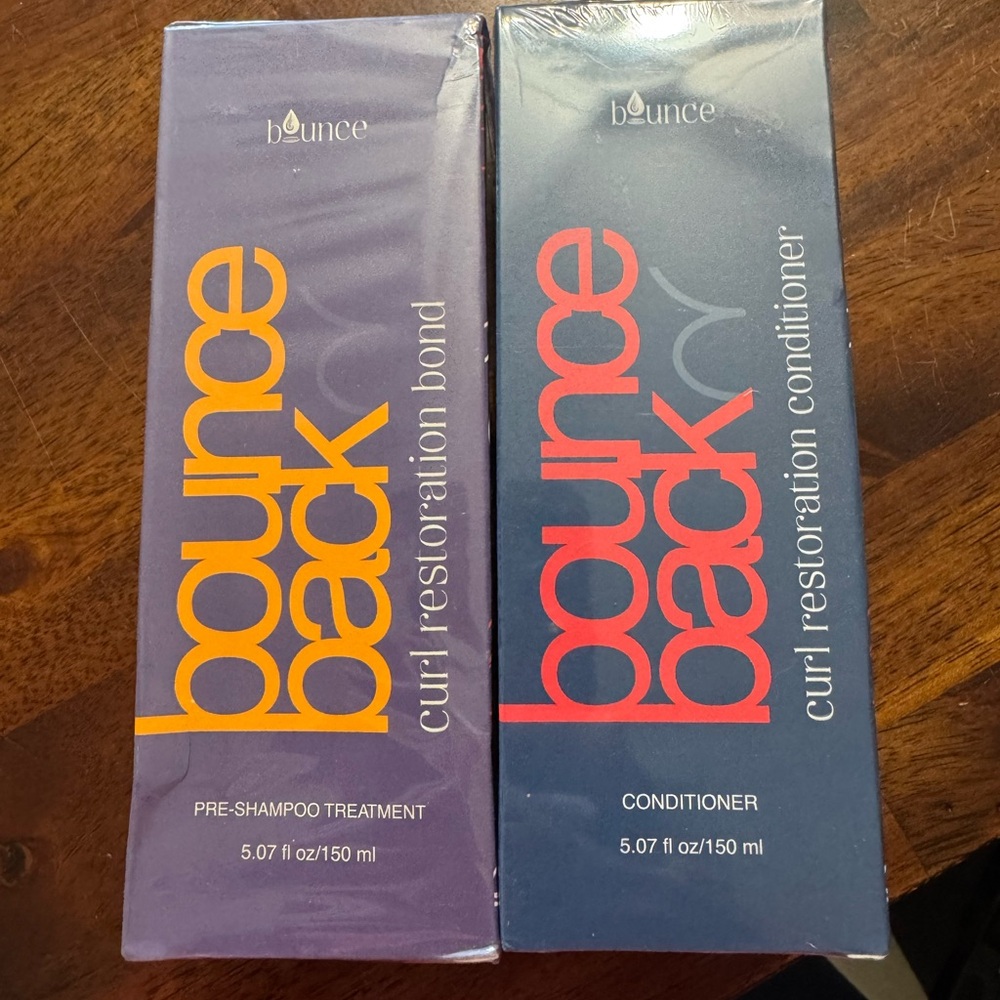 Bounce Bounce Back Curl Restoration Bond Pre Shampoo Treatment and Conditioner